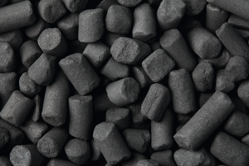 Activated carbon pellets